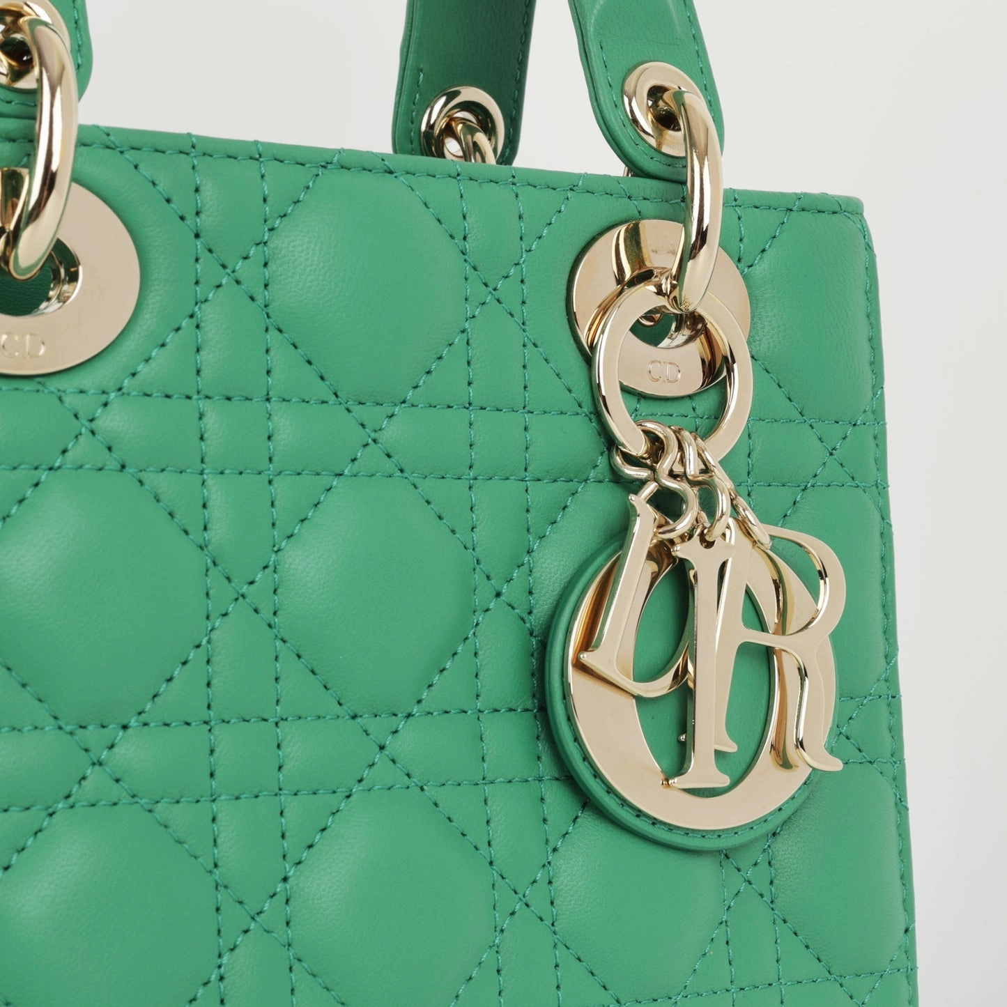 Dior Dior - My ABCDior - Small - Green Lambskin CGHW - 2023 - Pre-Loved
