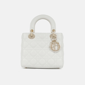 Dior Dior - My ABCDior - Small - Latte Lambskin CGHW - Pre-loved - 2022