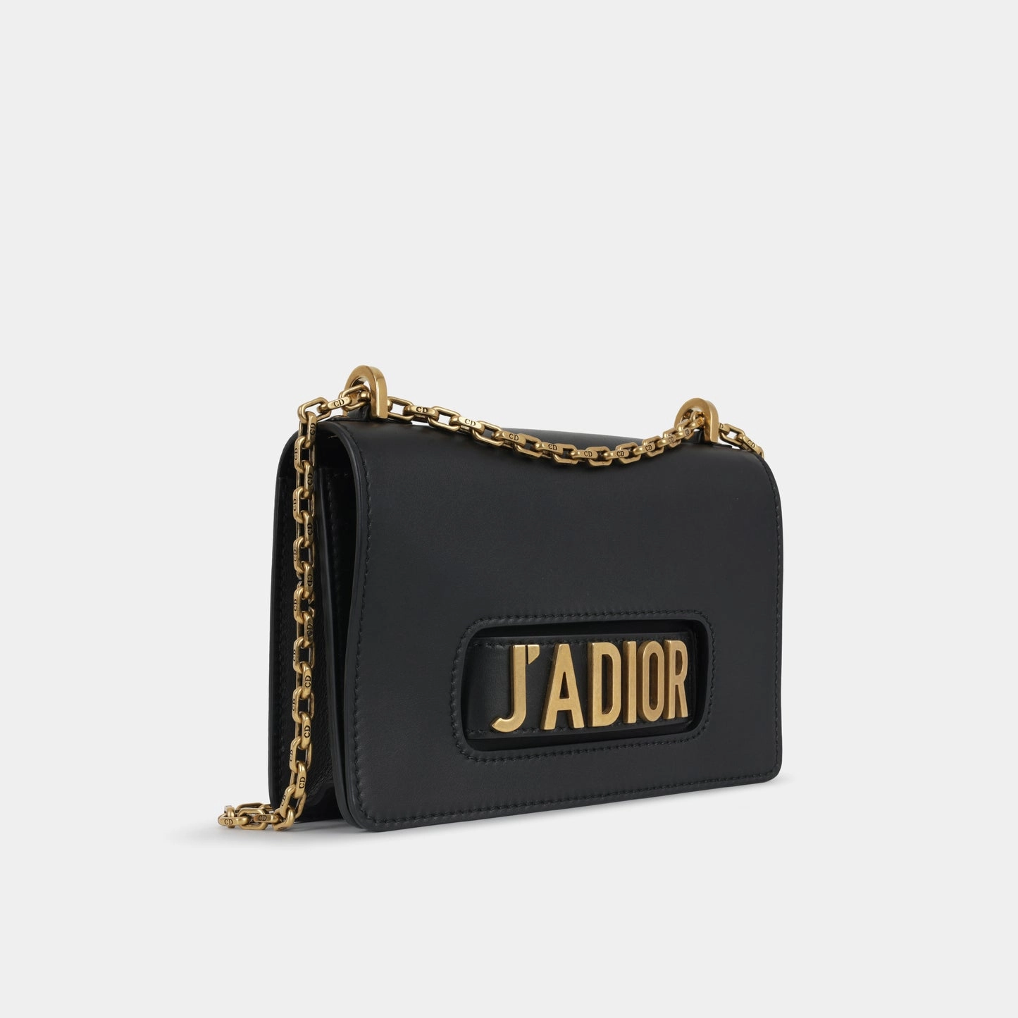 Dior Jadior Flap Bag Black Calfskin Leather GHW