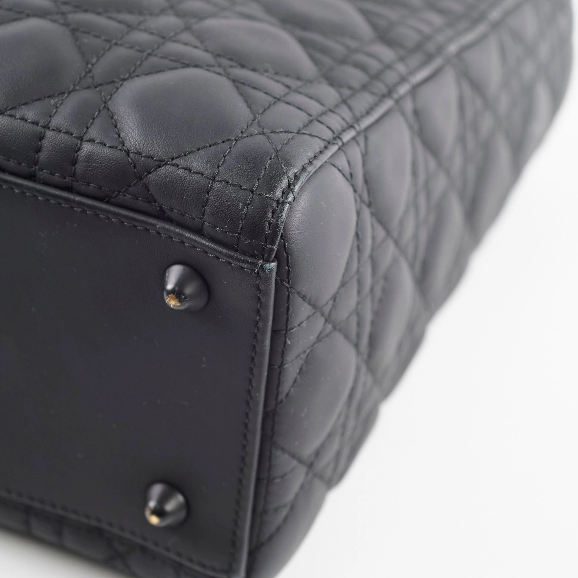 Dior Lady Dior Large Matte Black