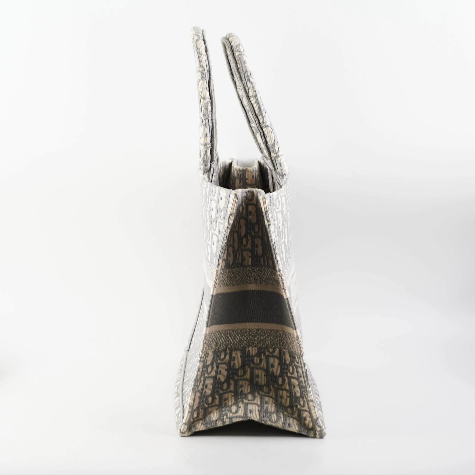 Dior Medium Book Tote Oblique Grey