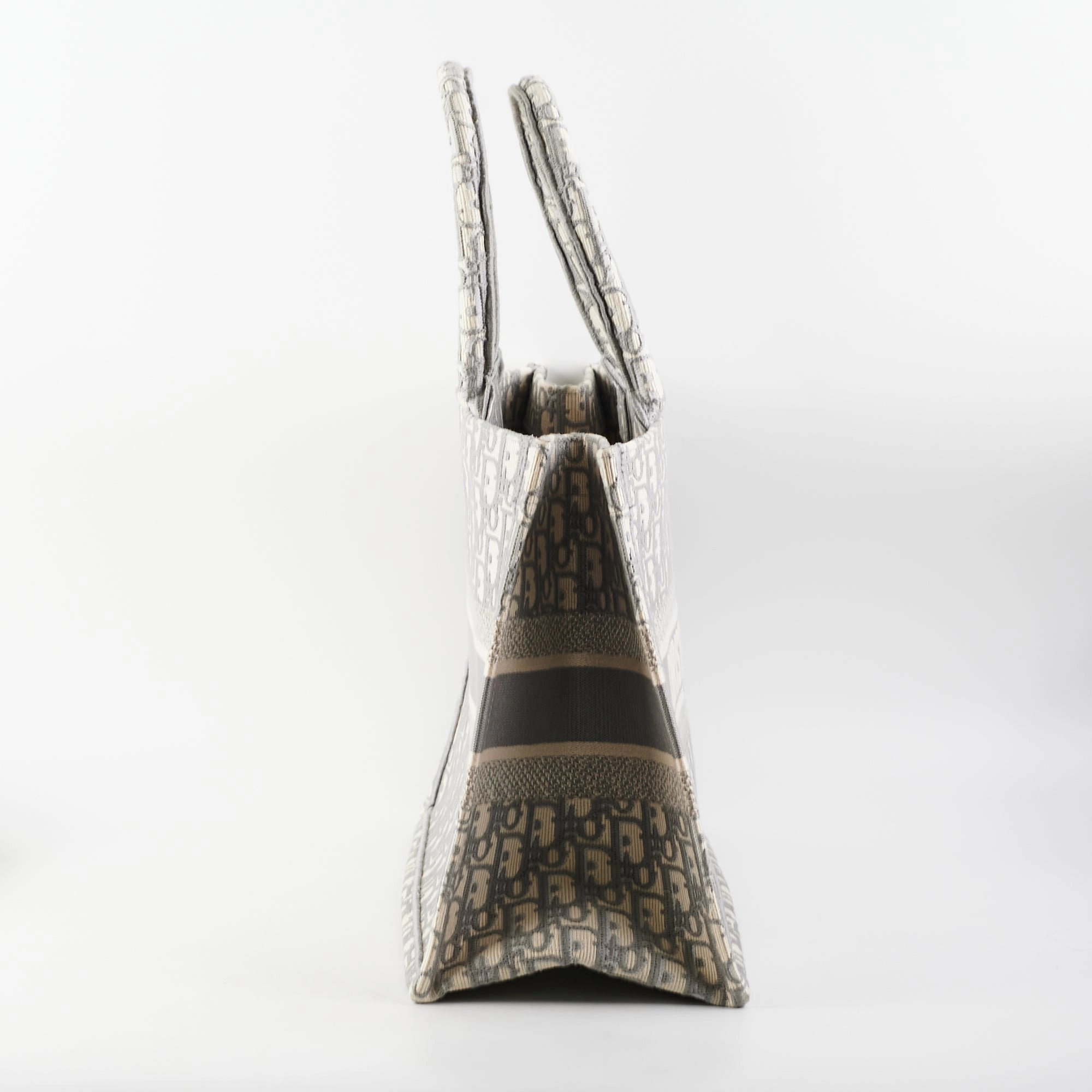 Dior Medium Book Tote Oblique Grey
