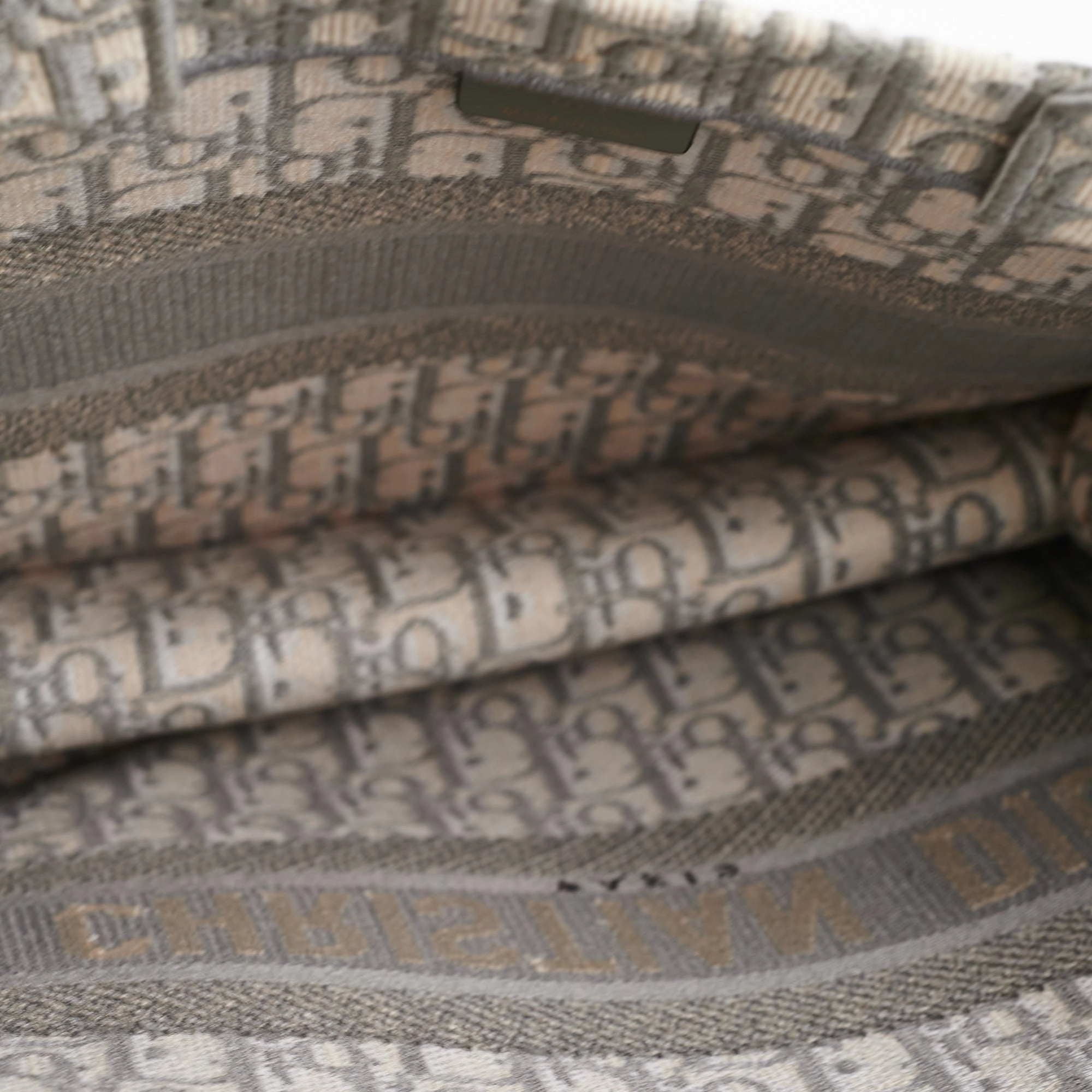 Dior Medium Book Tote Oblique Grey