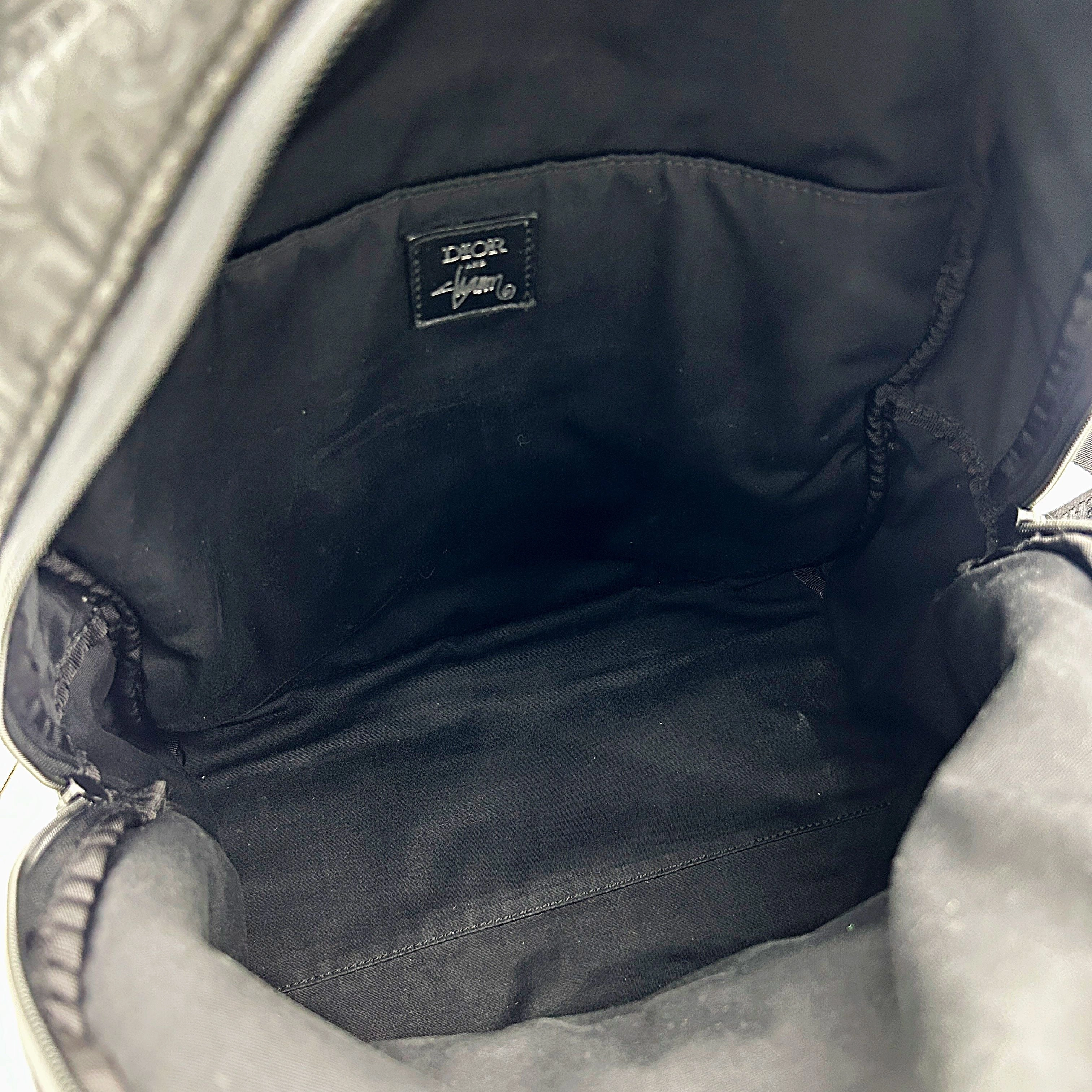DIOR x Shawn Stussy Nylon Backpack - Black Backpacks, Bags LA34700