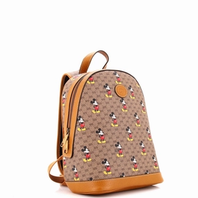 Disney Mickey Mouse Backpack Printed Mini GG Coated Canvas Small