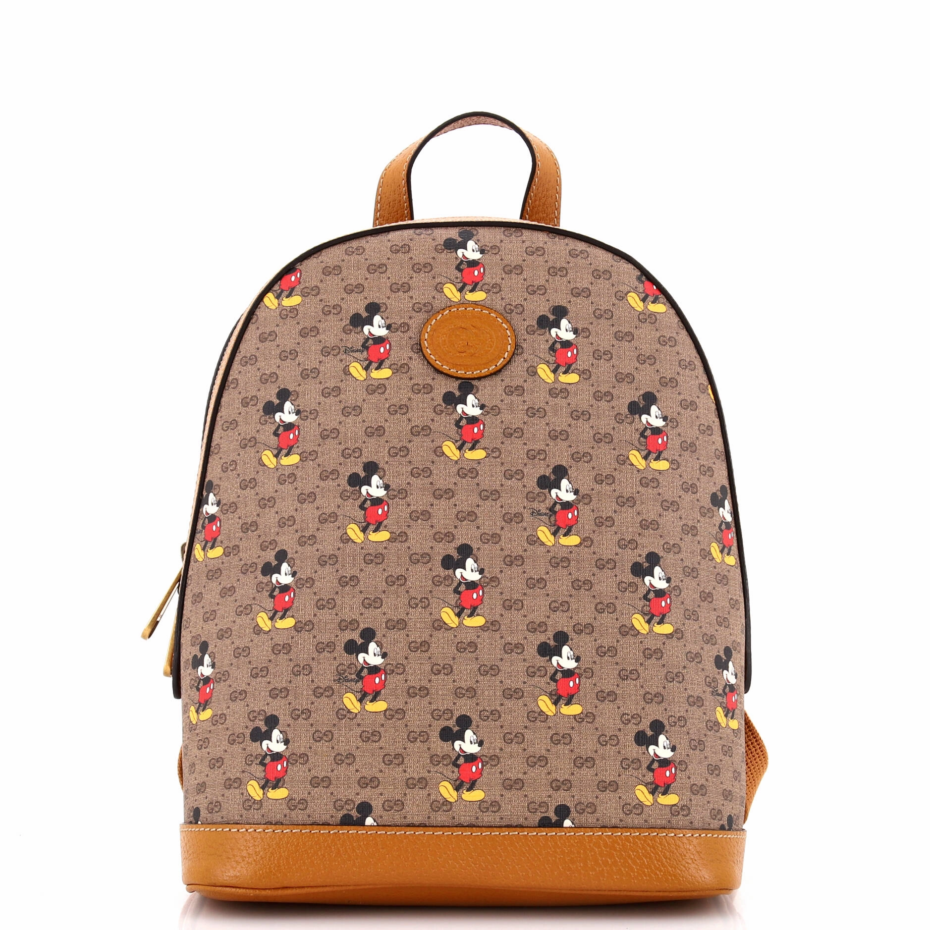Disney Mickey Mouse Backpack Printed Mini GG Coated Canvas Small