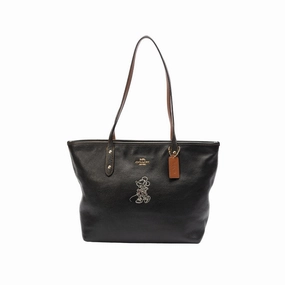 Disney x Coach Leather Shoulder Bag