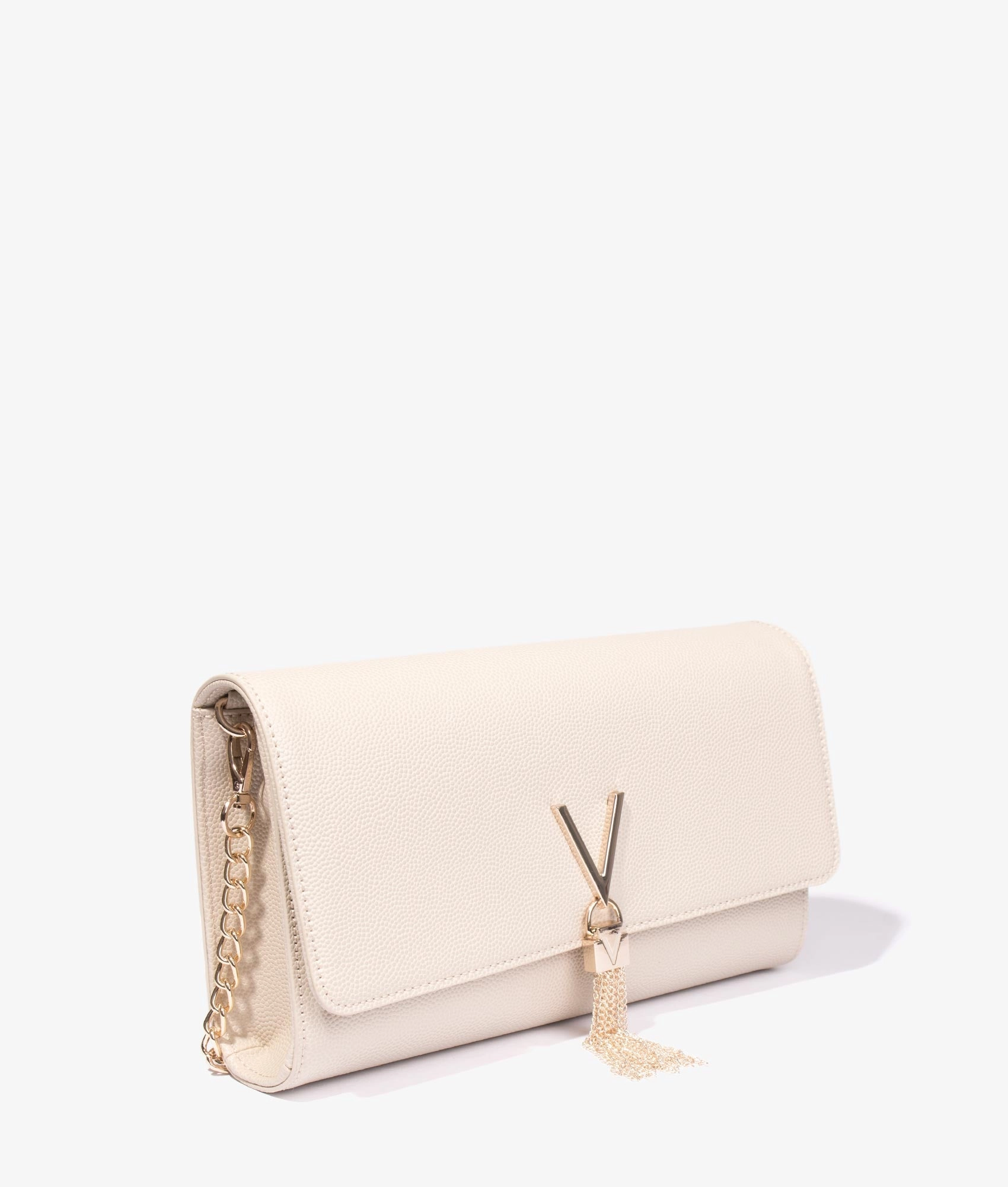 Divina large clutch in ecru