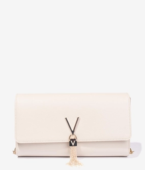 Divina large clutch in ecru