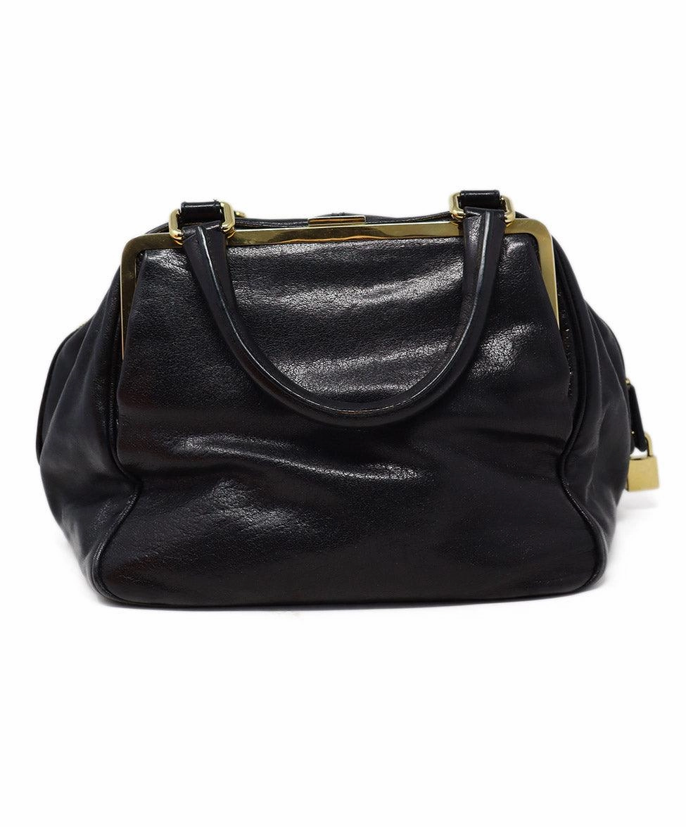 Dolce & Gabbana Black Leather Satchel
