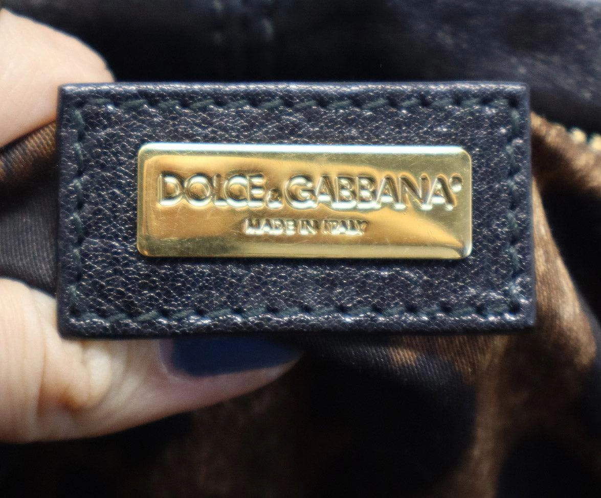 Dolce & Gabbana Black Leather Satchel