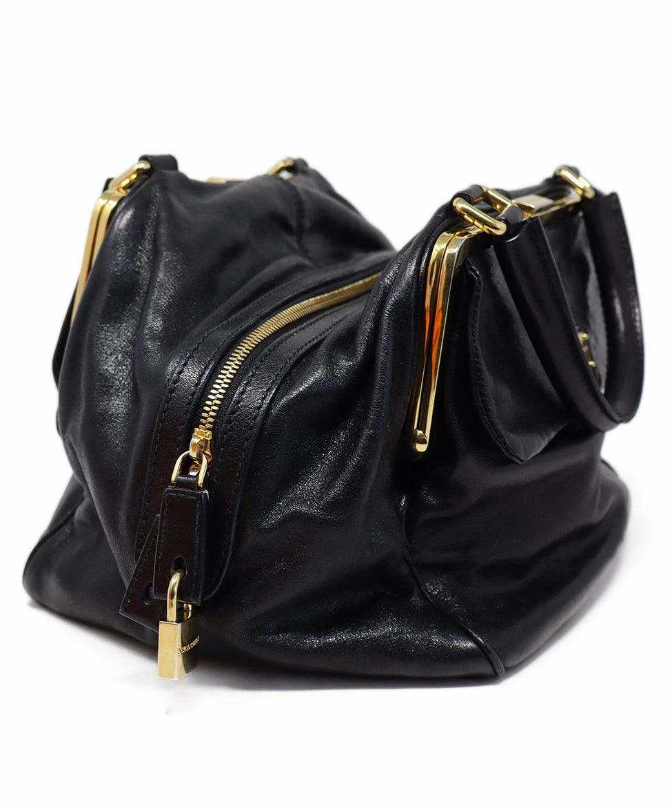 Dolce & Gabbana Black Leather Satchel