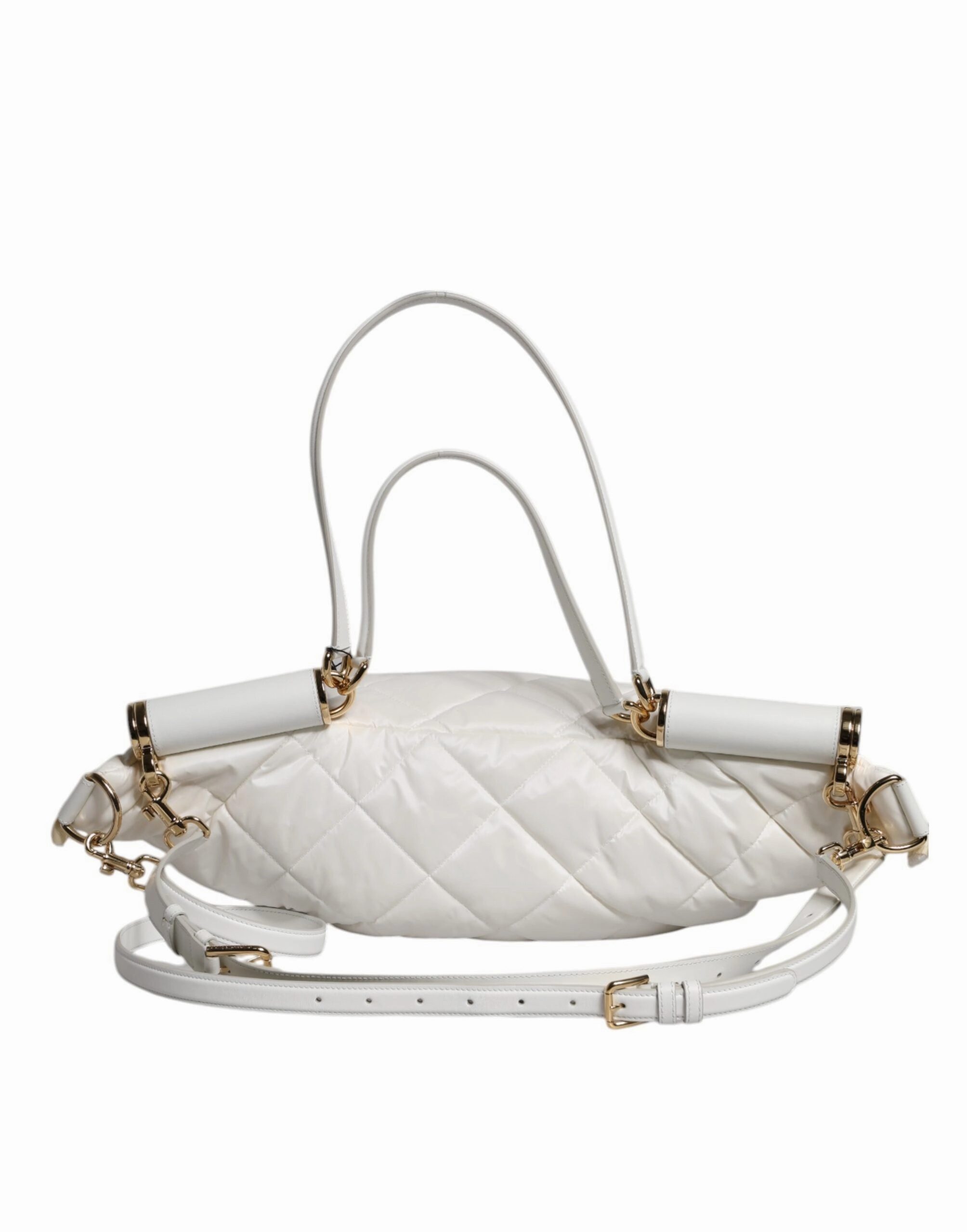Dolce & Gabbana Quilted Logo Plaque Belt Waist Fanny Pack Women's Bag
