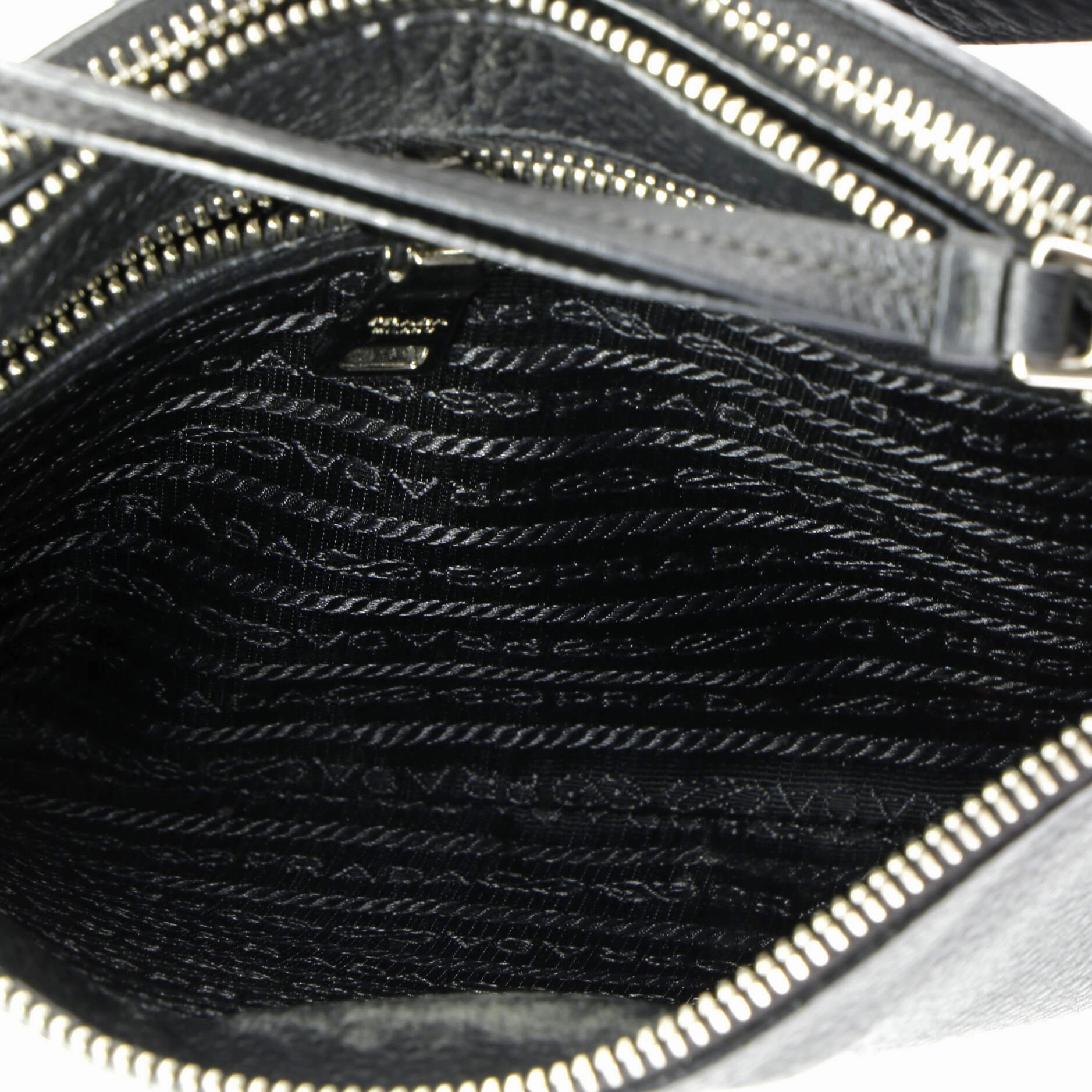 Double Zip Crossbody Bag Vitello Daino Small