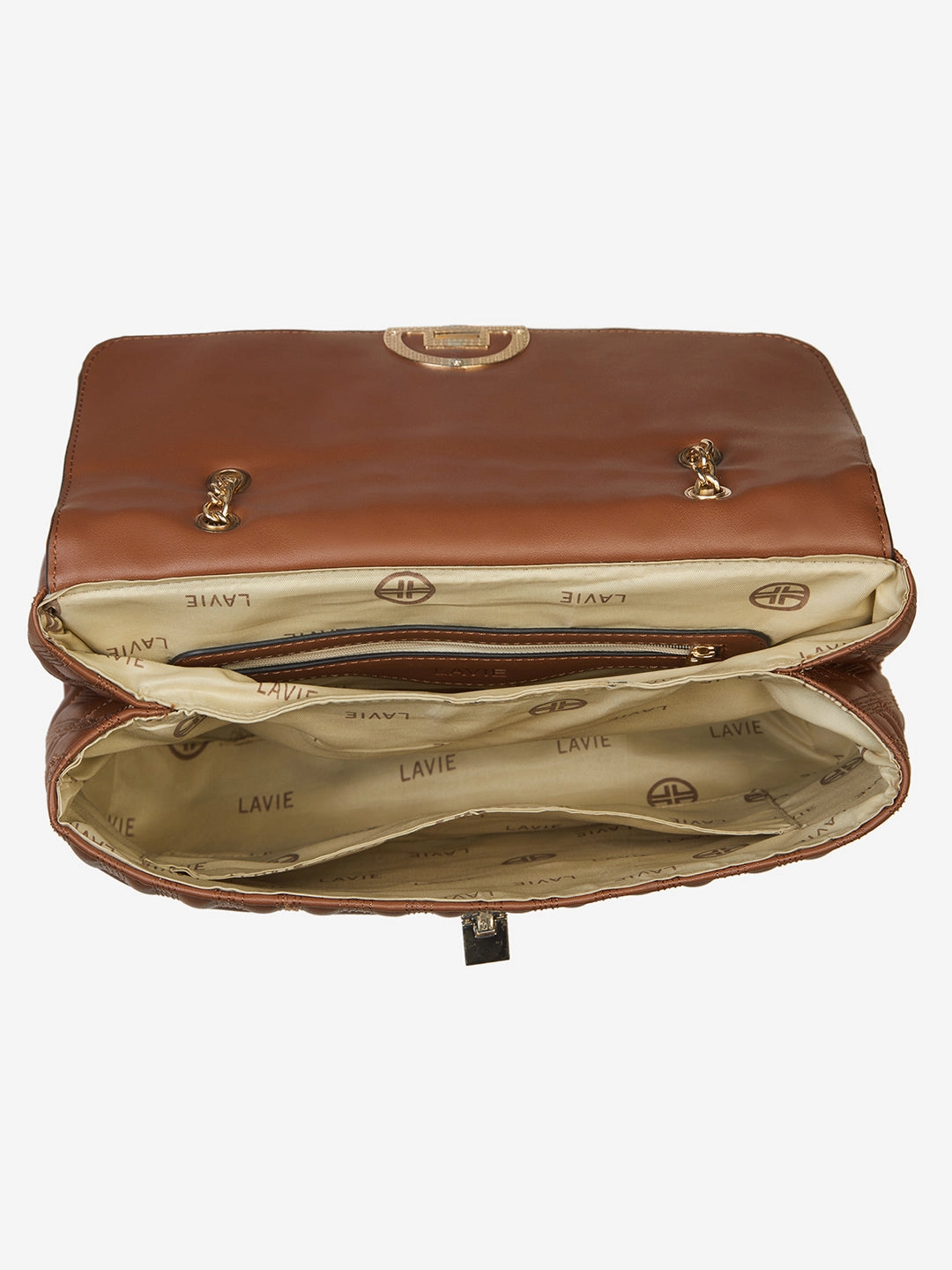 Edel Large Flap Satchel Bag