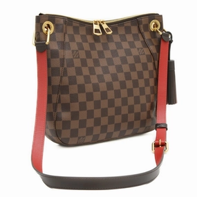 Elegant Canvas Shoulder Bag with Charm and Dust Bag Inclusion