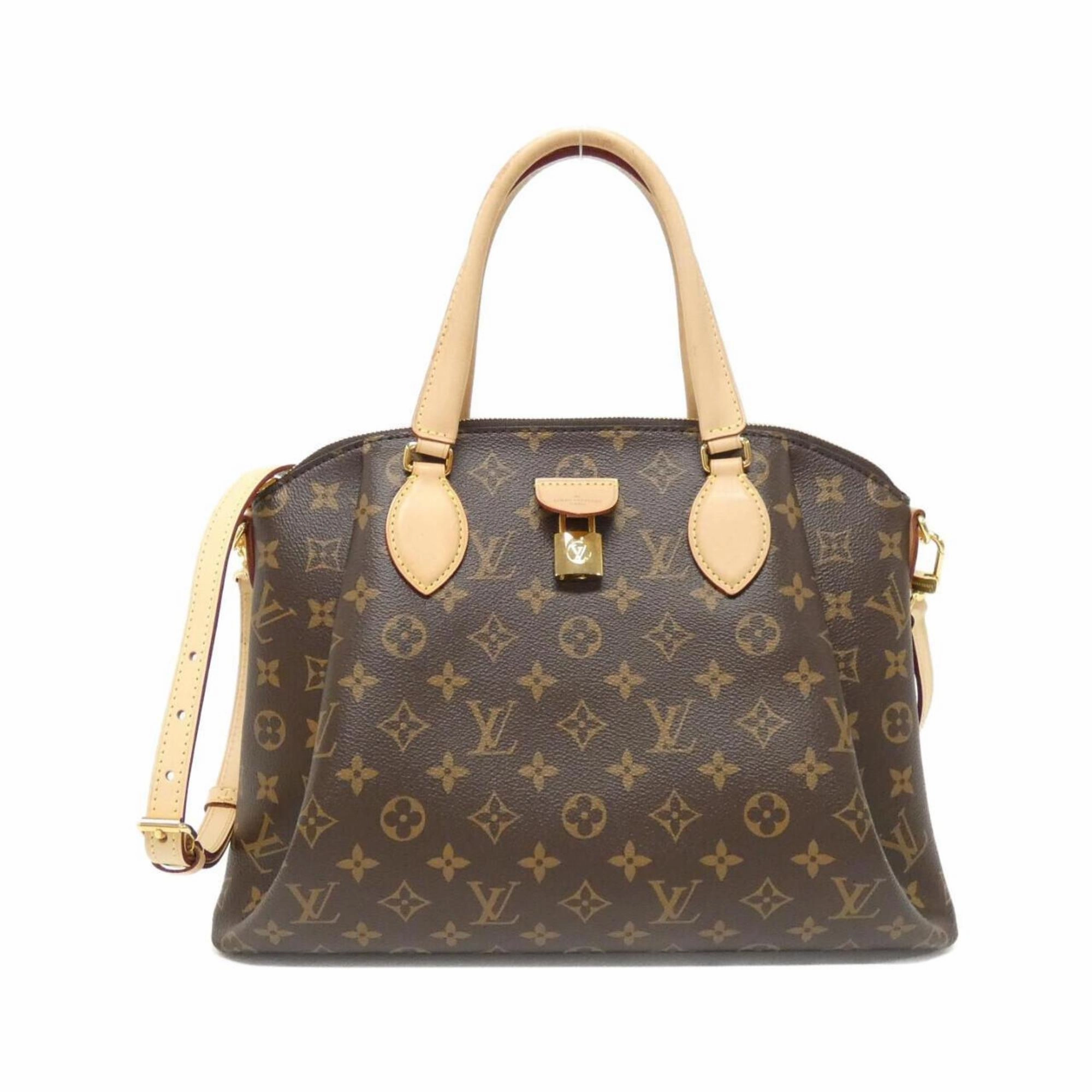 Elegant Canvas Tote with Dust Bag Key Padlock and Shoulder Strap