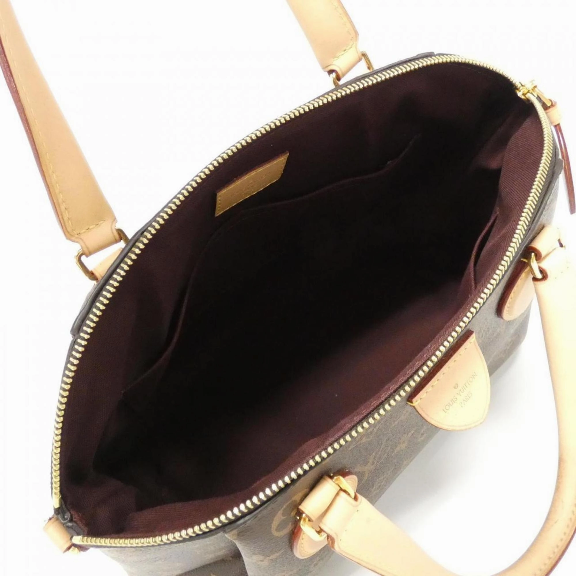 Elegant Canvas Tote with Dust Bag Key Padlock and Shoulder Strap