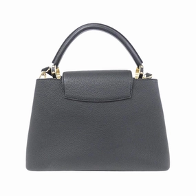 Elegant Leather Capucines Bag with Dust Bag and Shoulder Strap