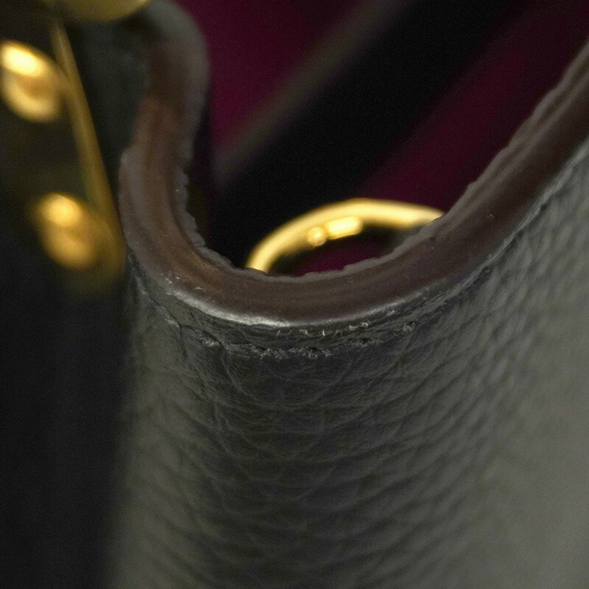 Elegant Leather Capucines with Dust Bag and Shoulder Strap