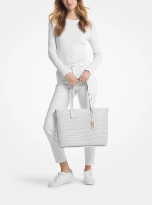 Eliza Extra-Large Hand-Woven Leather Tote Bag