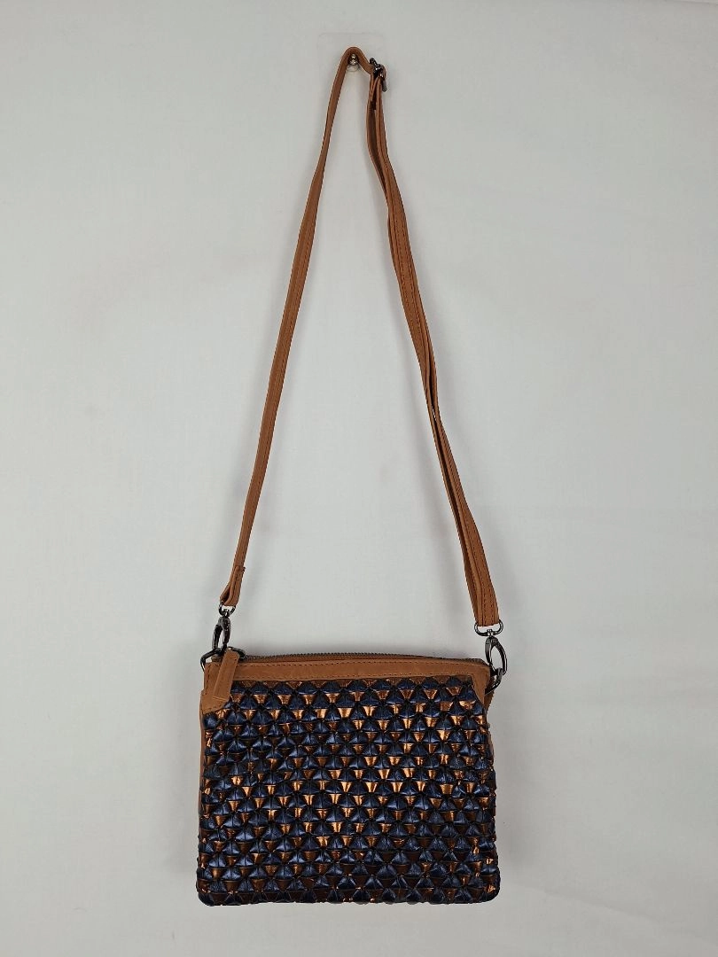 Elk Woven Midnight Shimmer Crossbody Bag