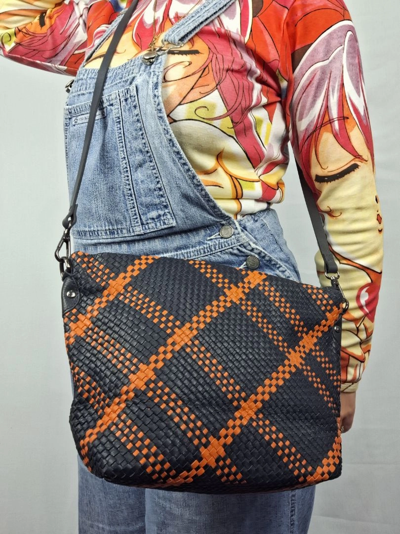 Elk Woven Mini Crossbody Bucket Bag