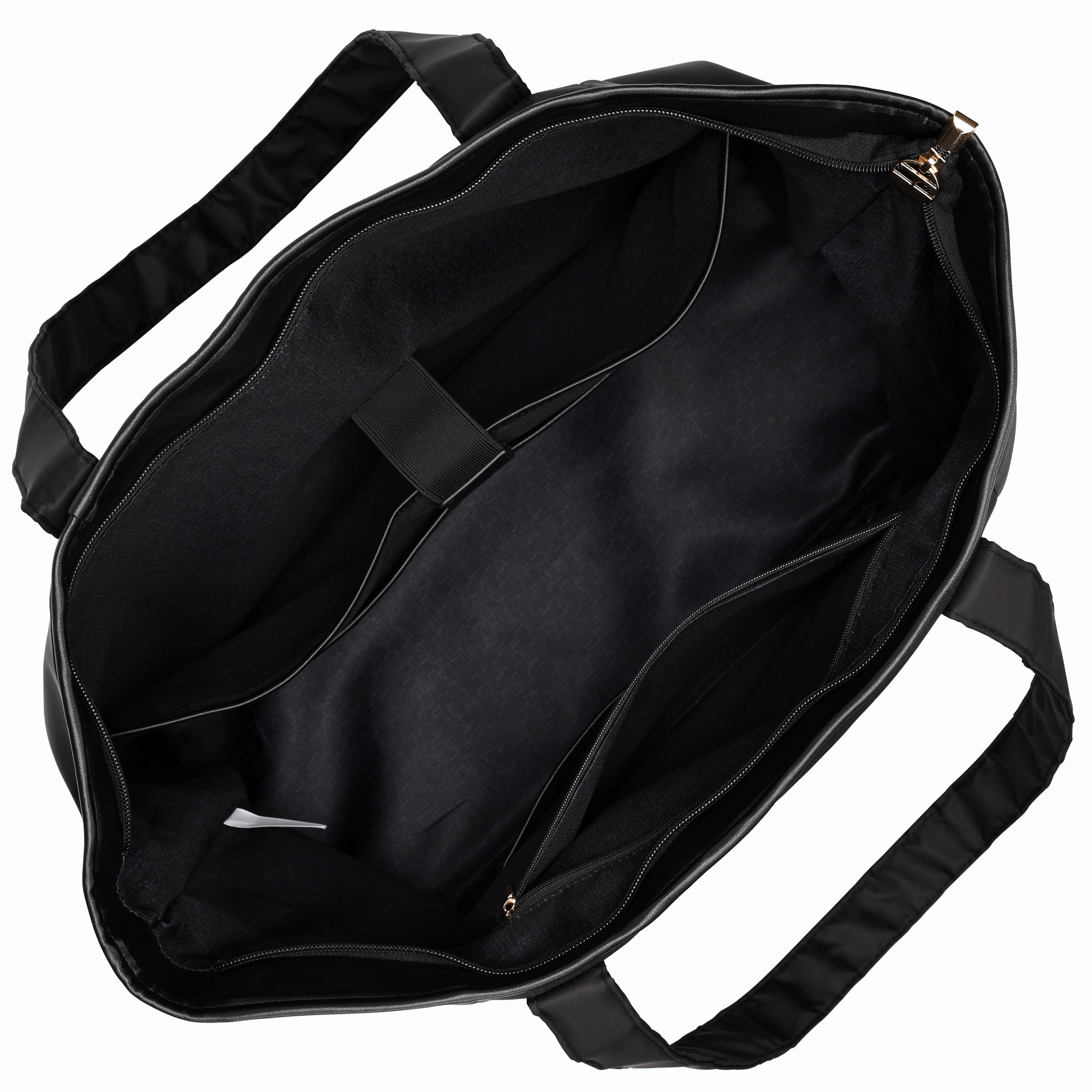 ELLE Rendezvous 38L Twill Weekender Tote Bag | Black