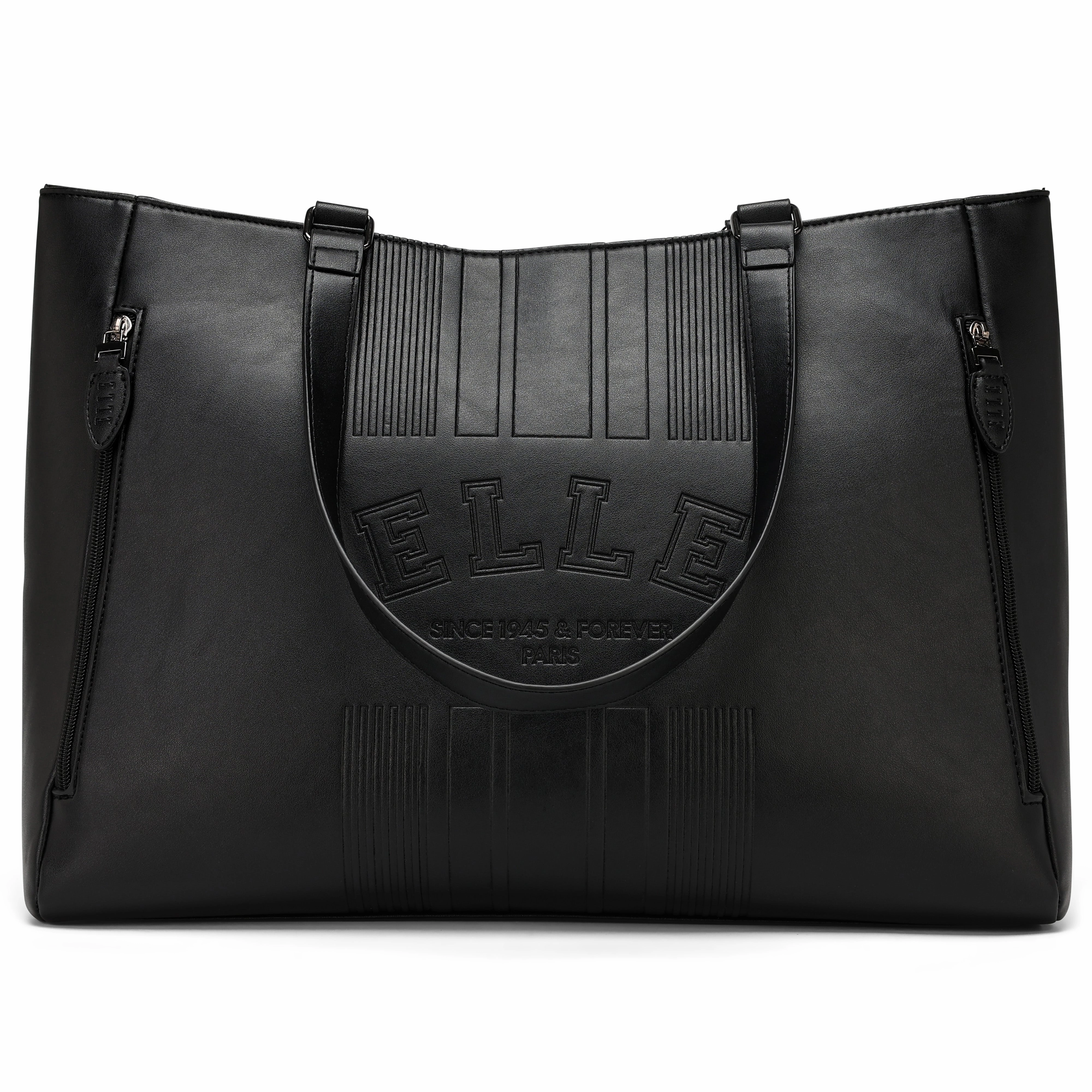 ELLE Roamer 24L Vegan Leather Weekender Tote Bag | Nude