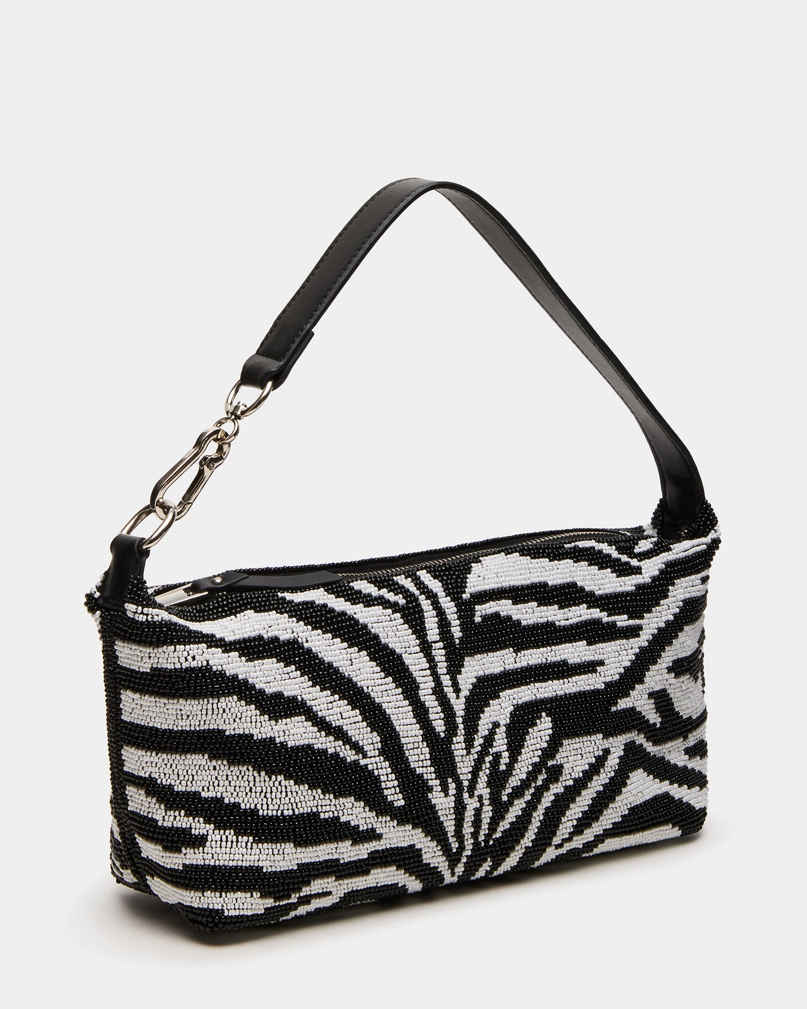 EMERSYN BEADED BAG ZEBRA