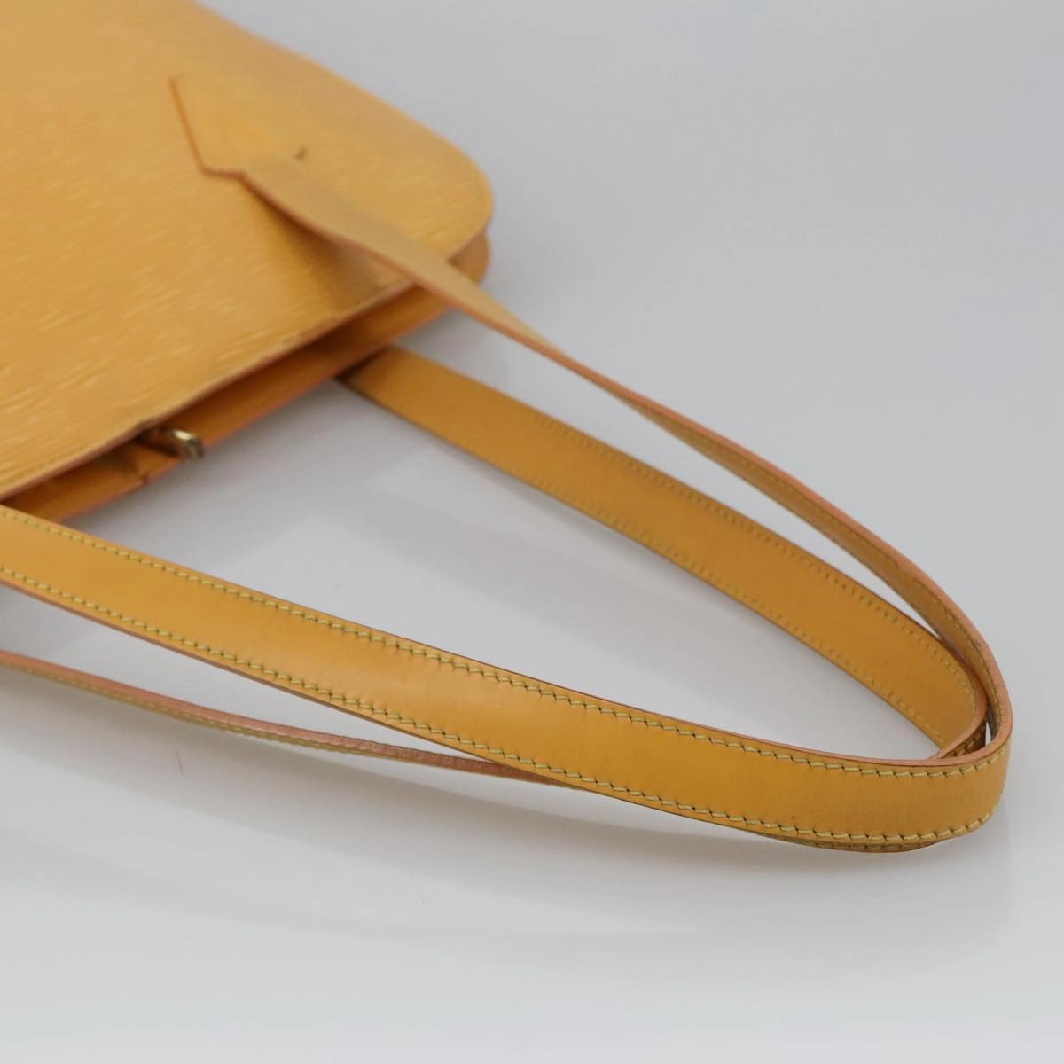 Epi Alma Yellow Leather Shoulder Bag