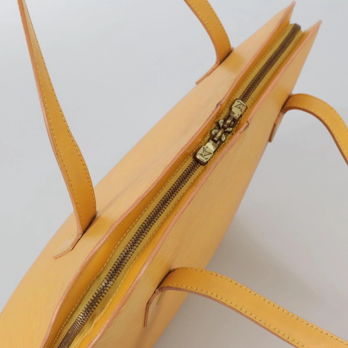 Epi Alma Yellow Leather Shoulder Bag