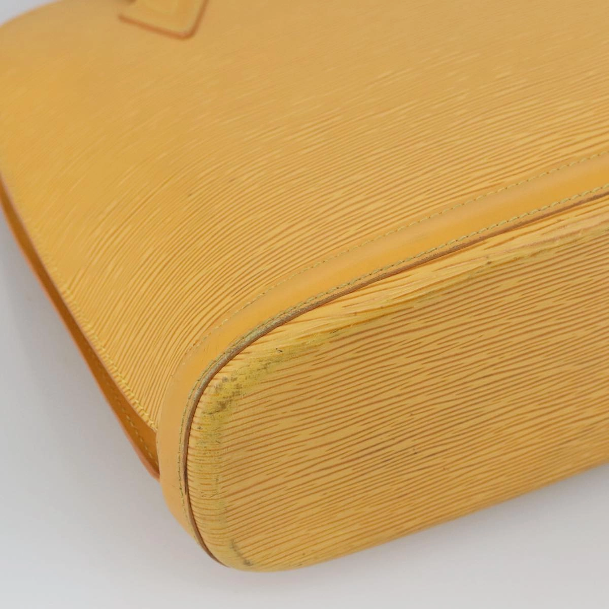 Epi Alma Yellow Leather Shoulder Bag