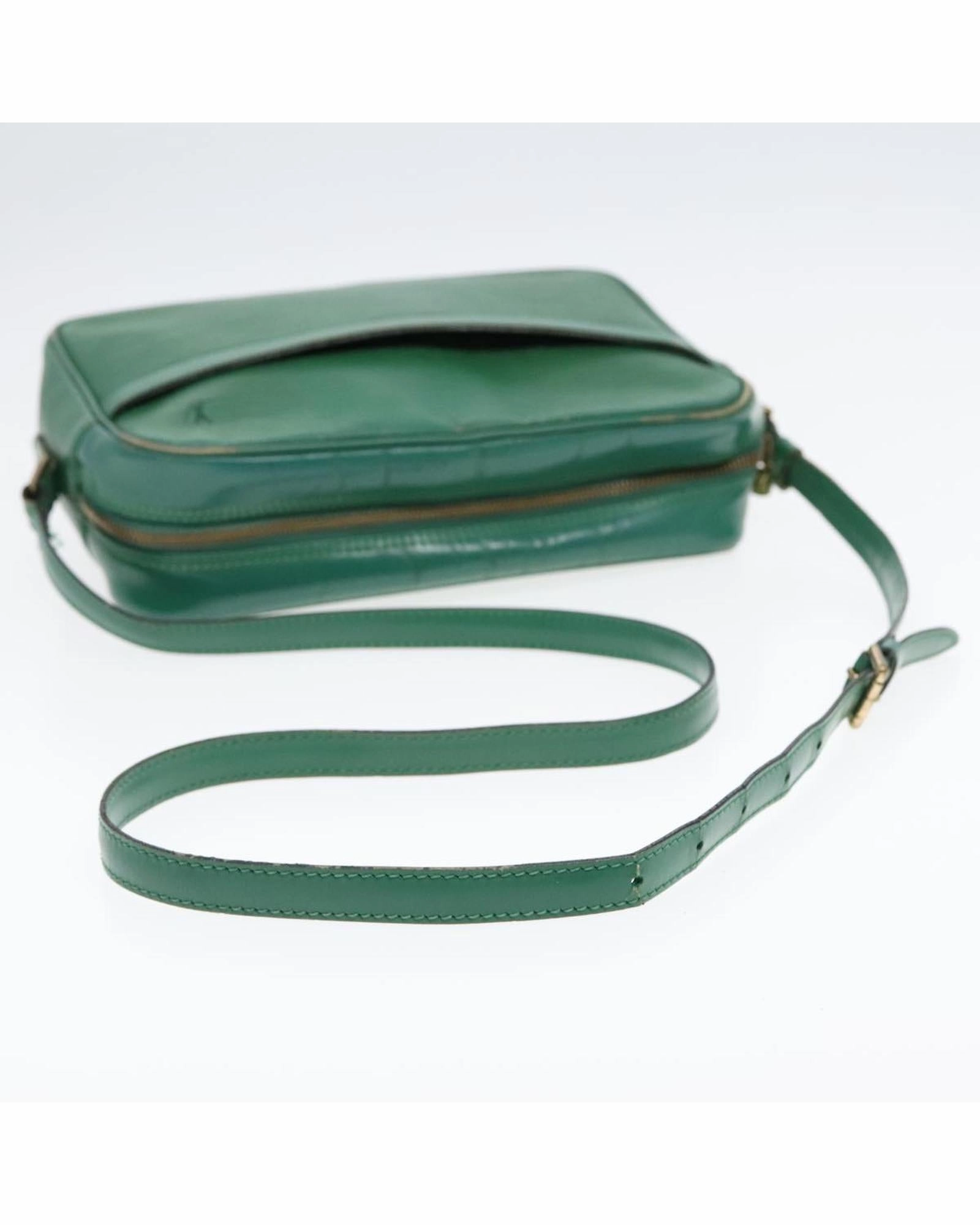 Epi Leather Green Shoulder Bag