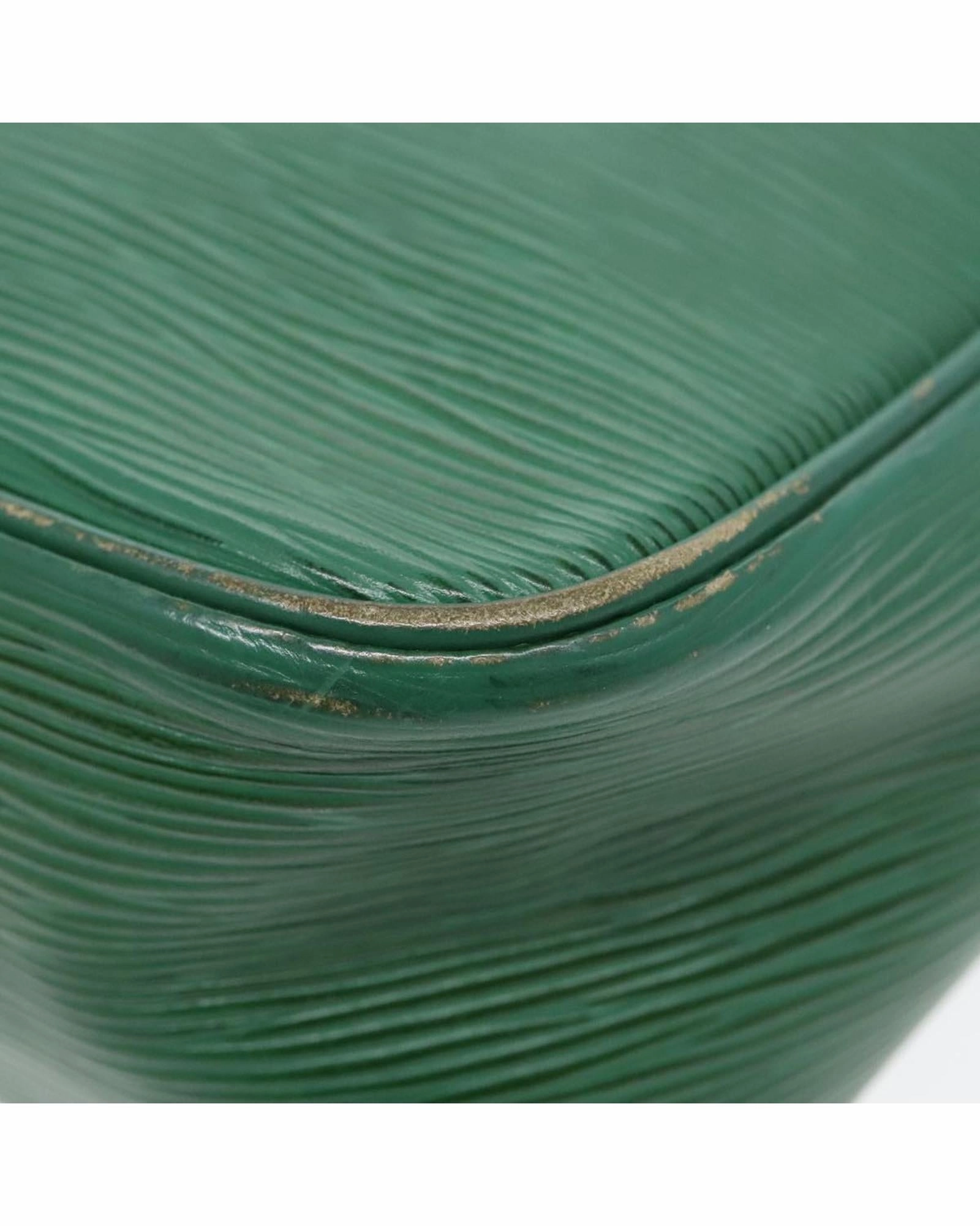 Epi Leather Green Shoulder Bag
