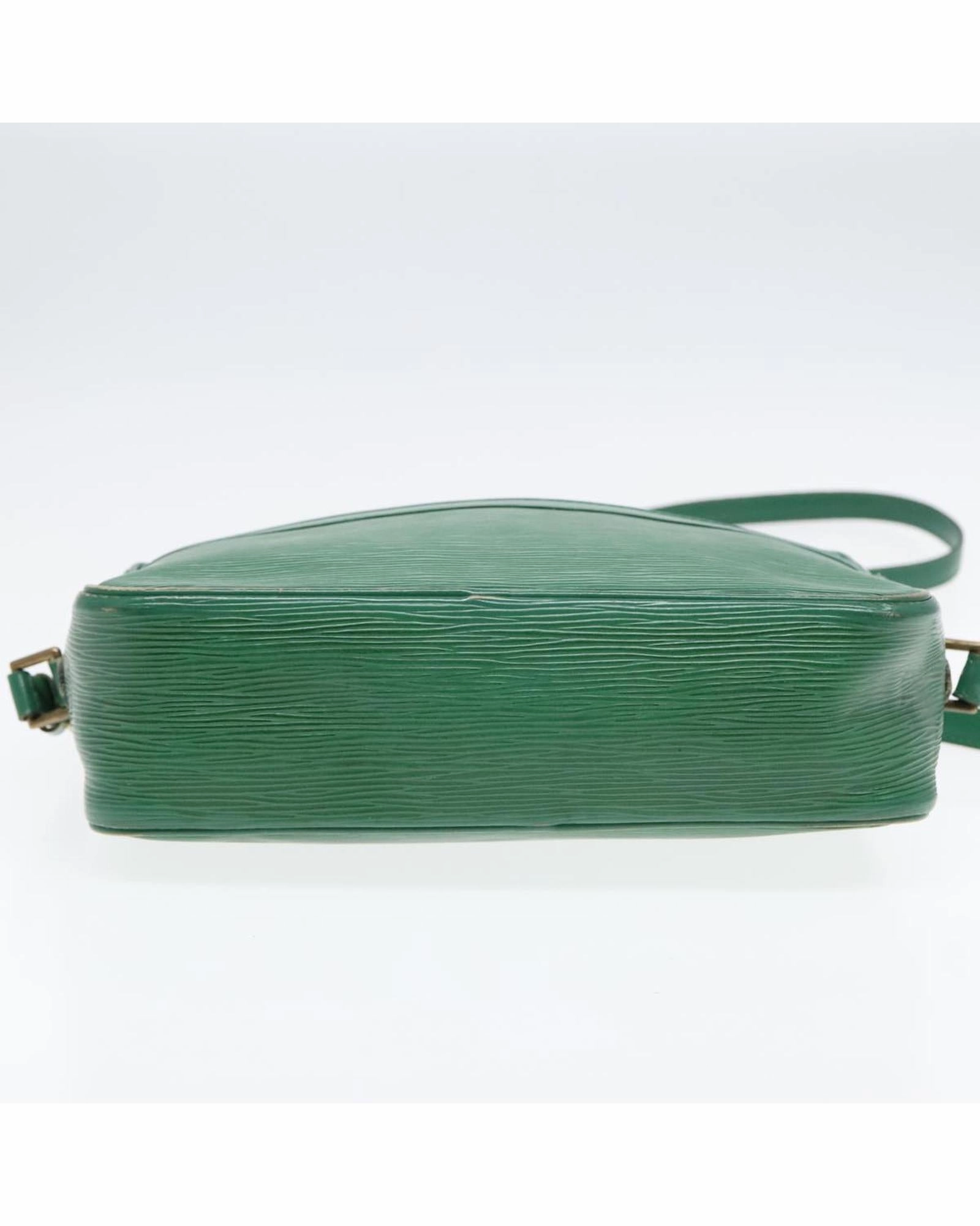 Epi Leather Green Shoulder Bag