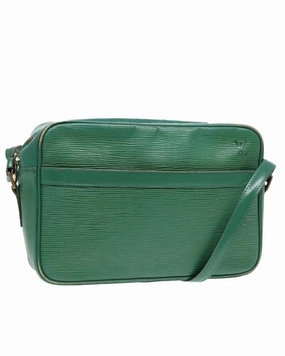 Epi Leather Green Shoulder Bag