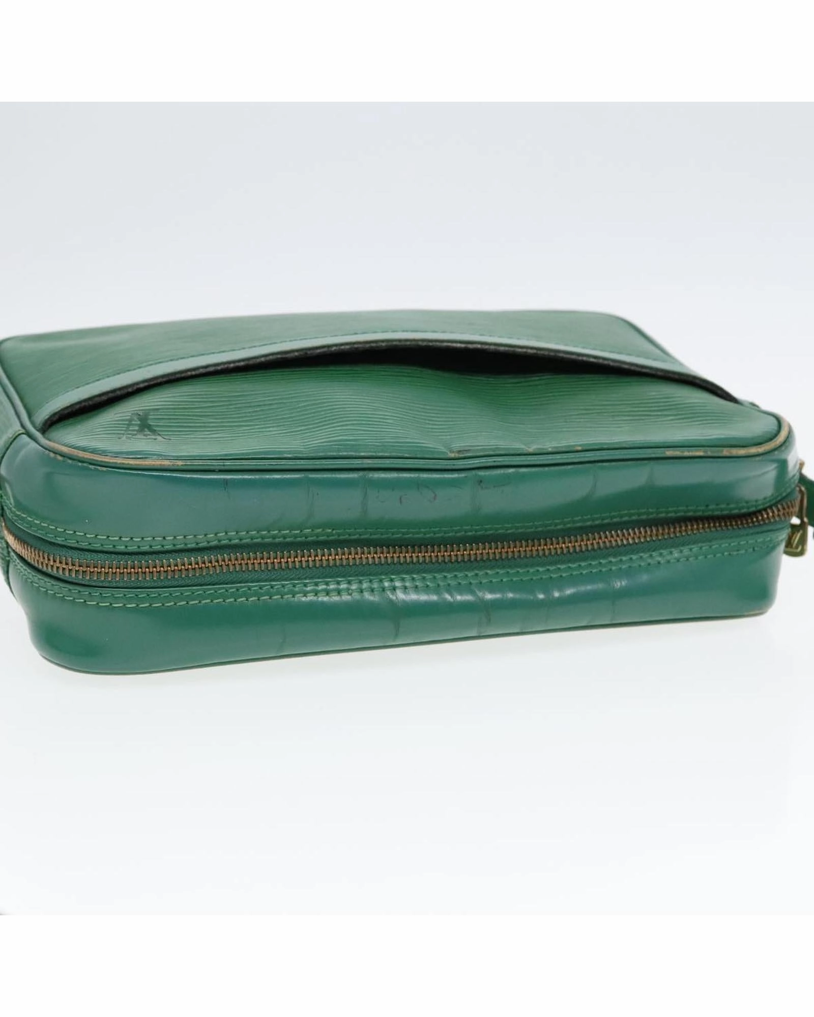 Epi Leather Green Shoulder Bag