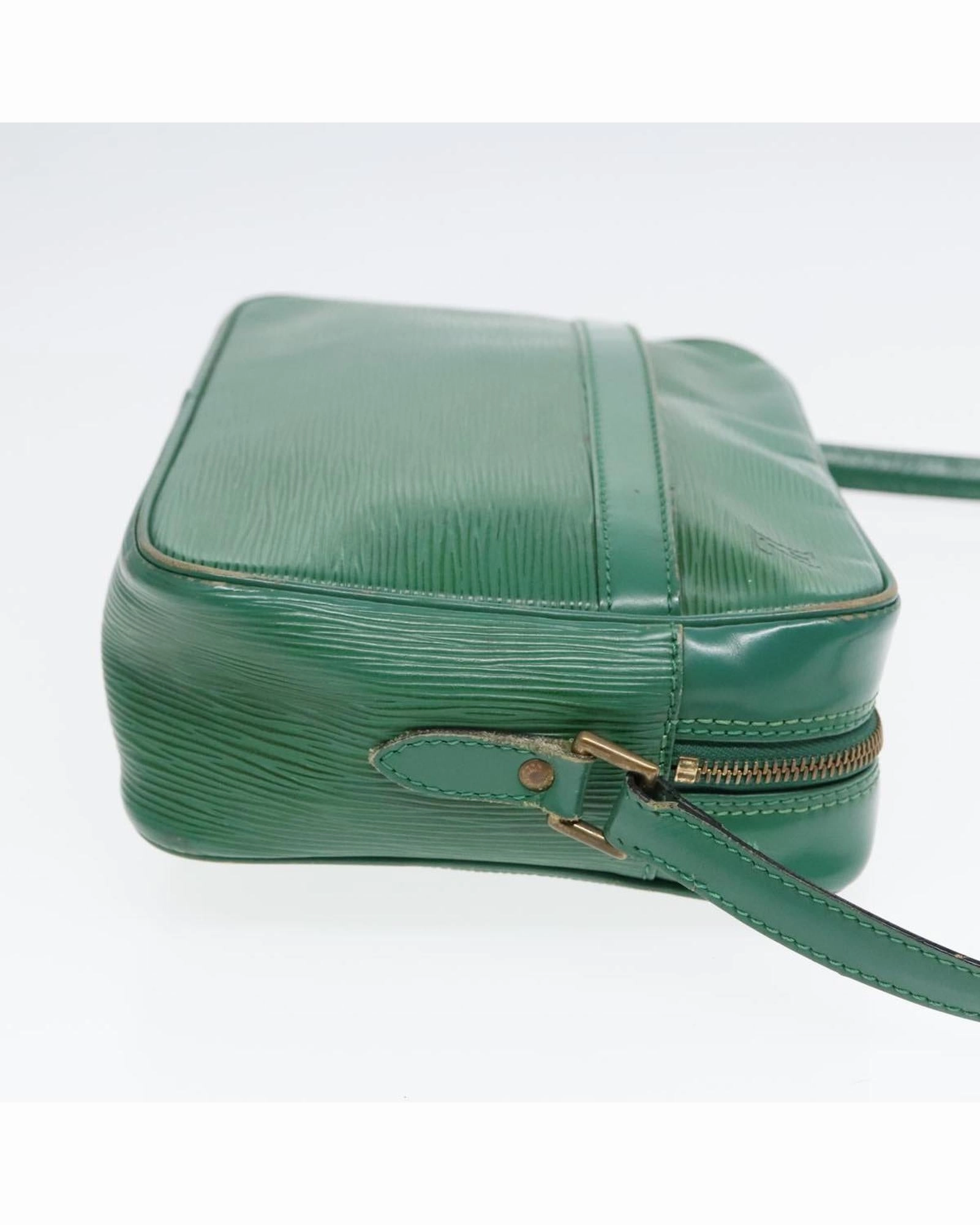 Epi Leather Green Shoulder Bag