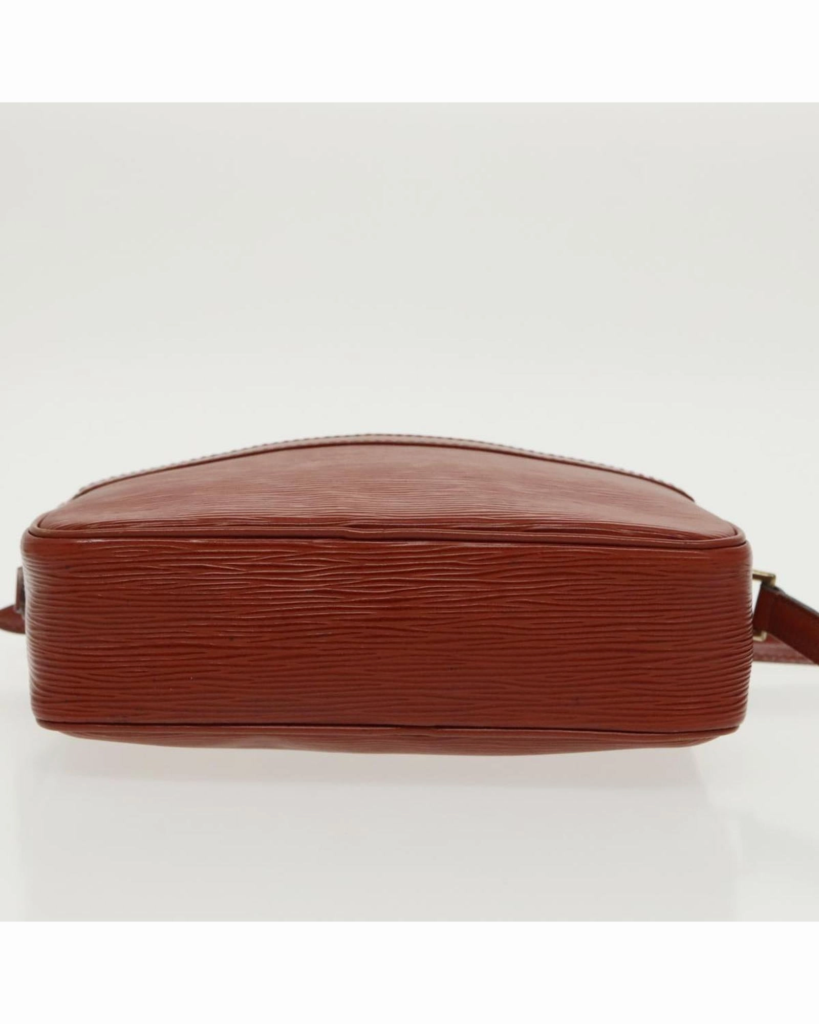 Epi Leather Shoulder Bag with Adjustable Strap