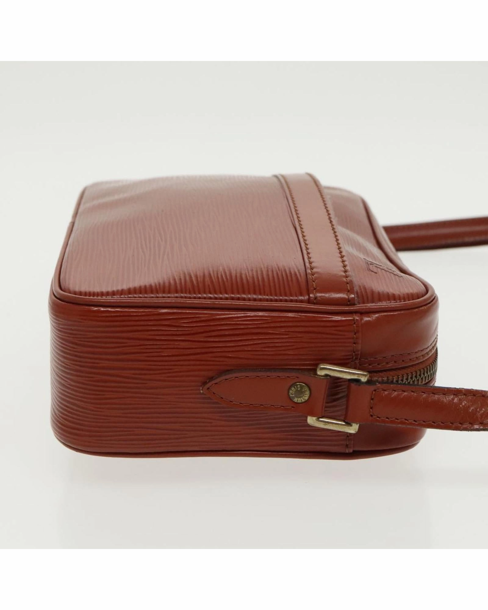 Epi Leather Shoulder Bag with Adjustable Strap