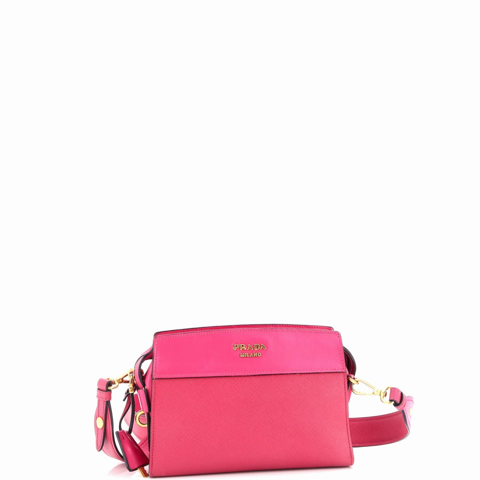Esplanade Crossbody Bag Saffiano with City Calf Small