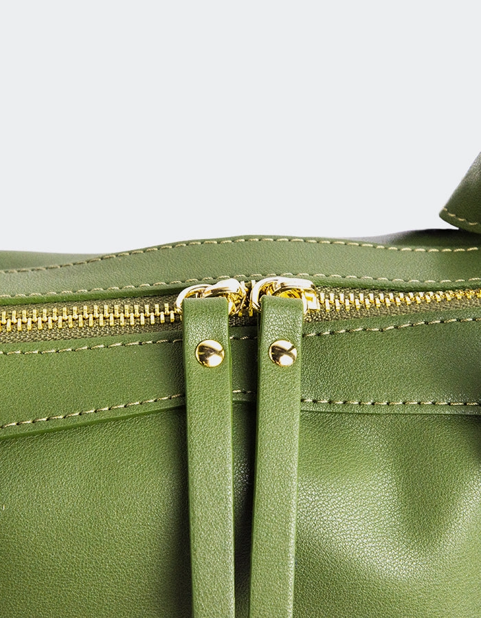 Evanna Khaki Leather
