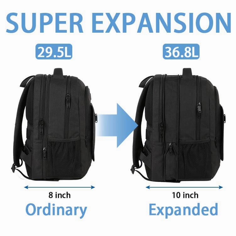 Expandable Travel Laptop Backpack