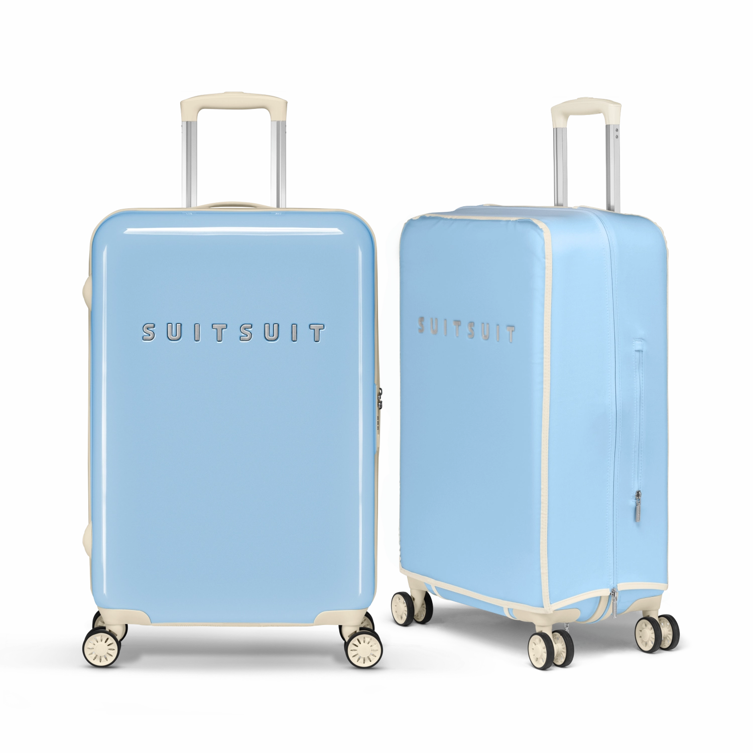 Fabulous Fifties - Chambray Blue - Safe Travels Set (24 INCH)