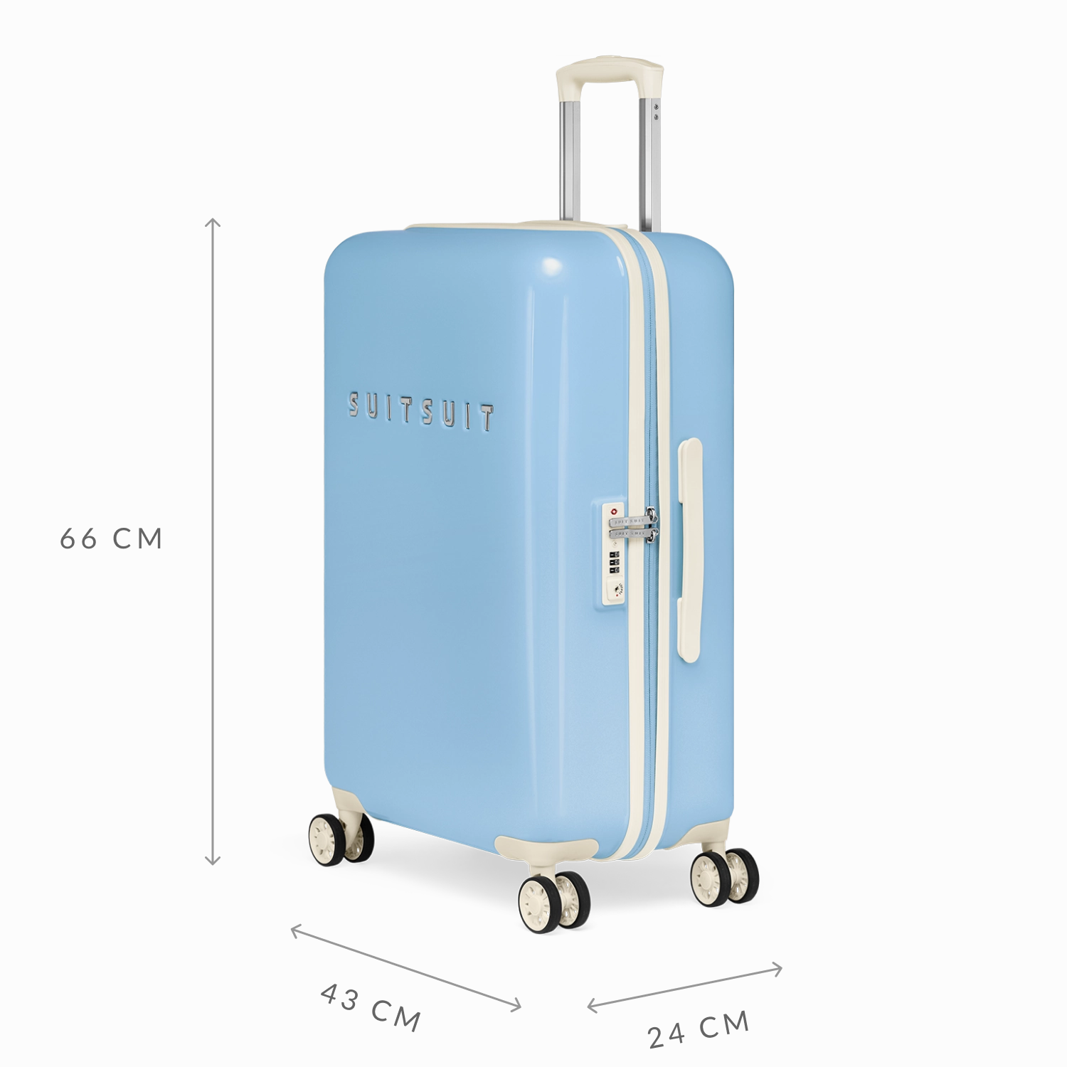 Fabulous Fifties - Chambray Blue - Safe Travels Set (24 INCH)