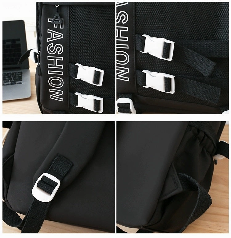 Fashion Canvas Korean Backpack 802-1