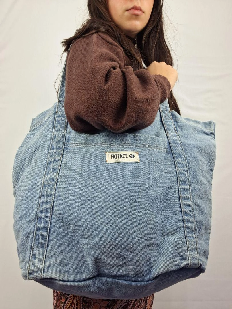 Fat Face Essential Astrid Denim Tote Bag