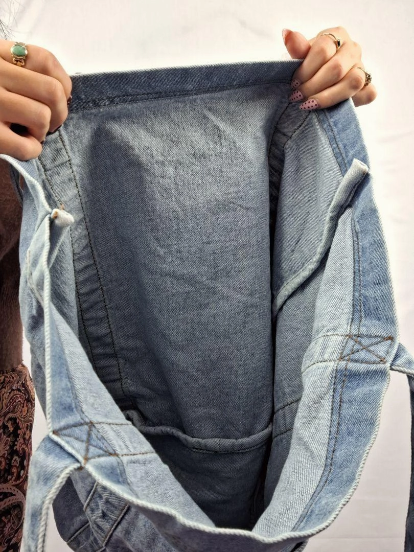 Fat Face Essential Astrid Denim Tote Bag