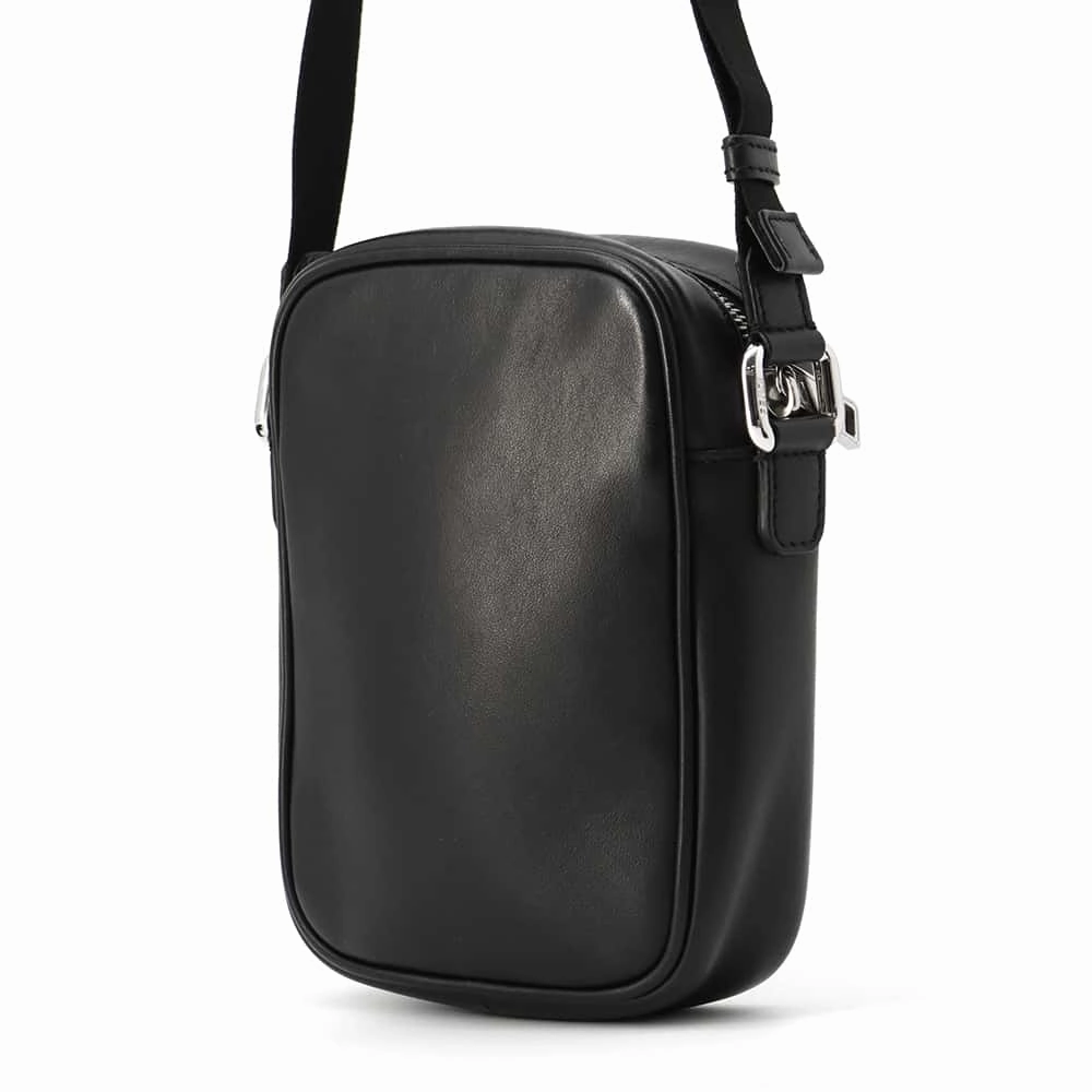FENDI Bag Bugs Shoulder Bag Black7VA456 Leather Size Small